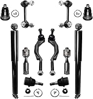 Vista 893 de Detroit Axle - Kit de suspensión delantera de 10 piezas para Chevy Aveo Aveo5 Pontiac G3 Wave 2 Ready Struts Assembly 2 Enlaces de barra