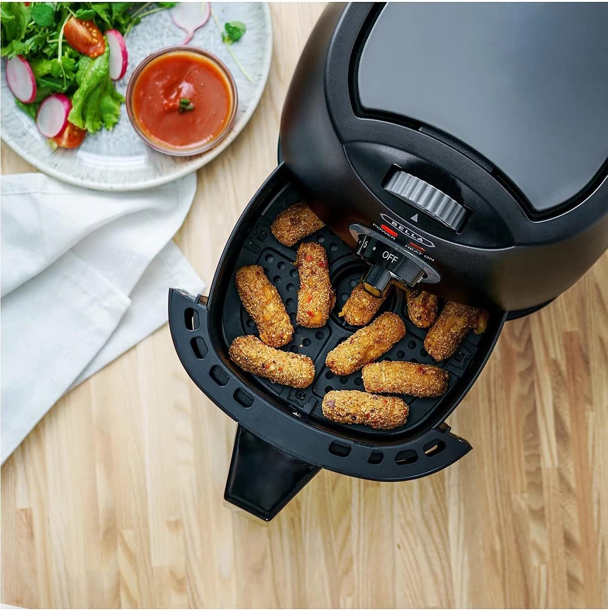 Sensio 2.0 Qt Air Fryer Black Matte