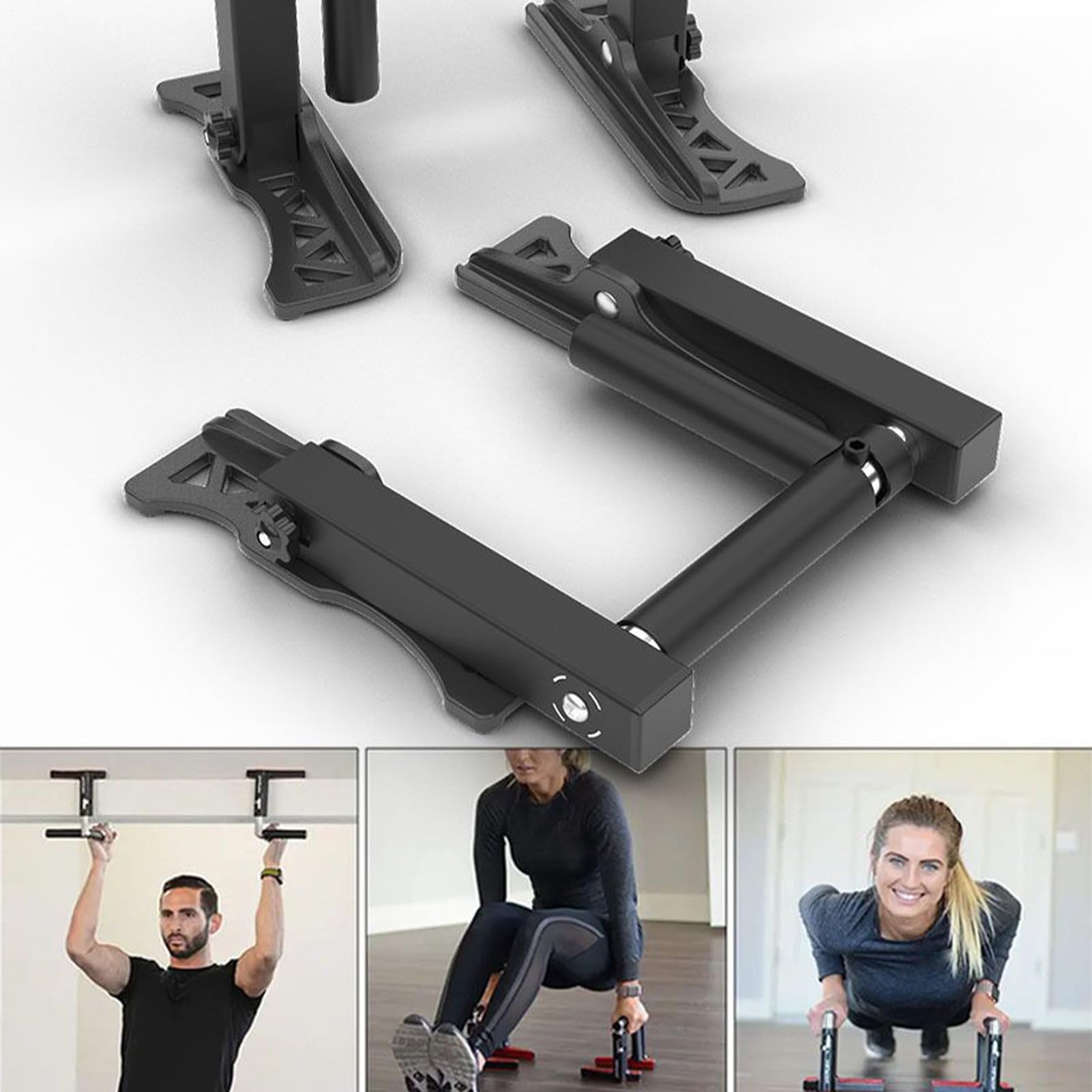 Drążek do podciągania ramy drzwi - trening siłowy drążki do podciągania drzwi | udźwig sprzęt do domowej siłowni do ćwiczeń fitness, treningu siłowego, budowania mięśni