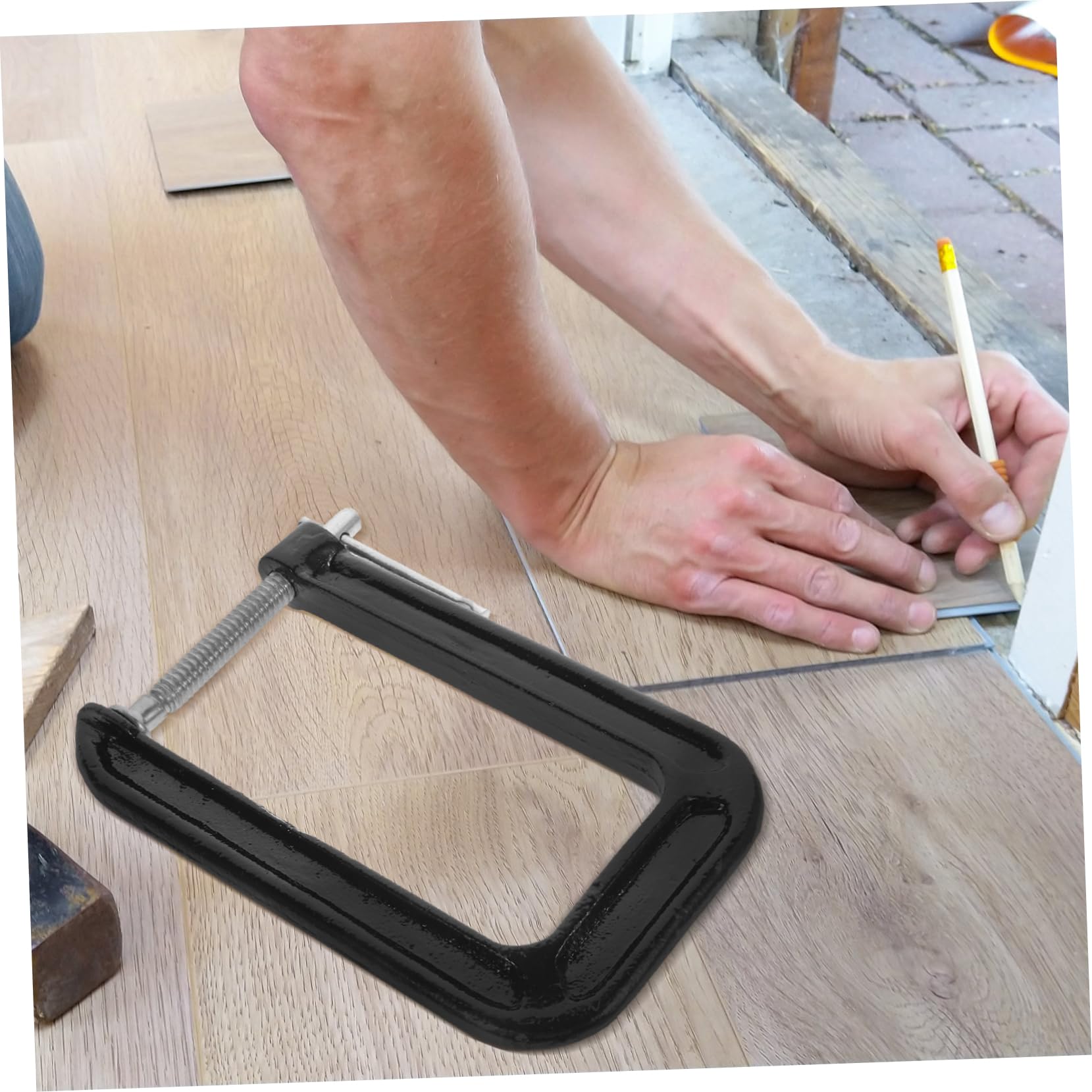 BESTonZON Pinza Para Abrazadera De Montaje Mesa Abrazadera De Escritorio Para Uso Trabajos De Carpintería