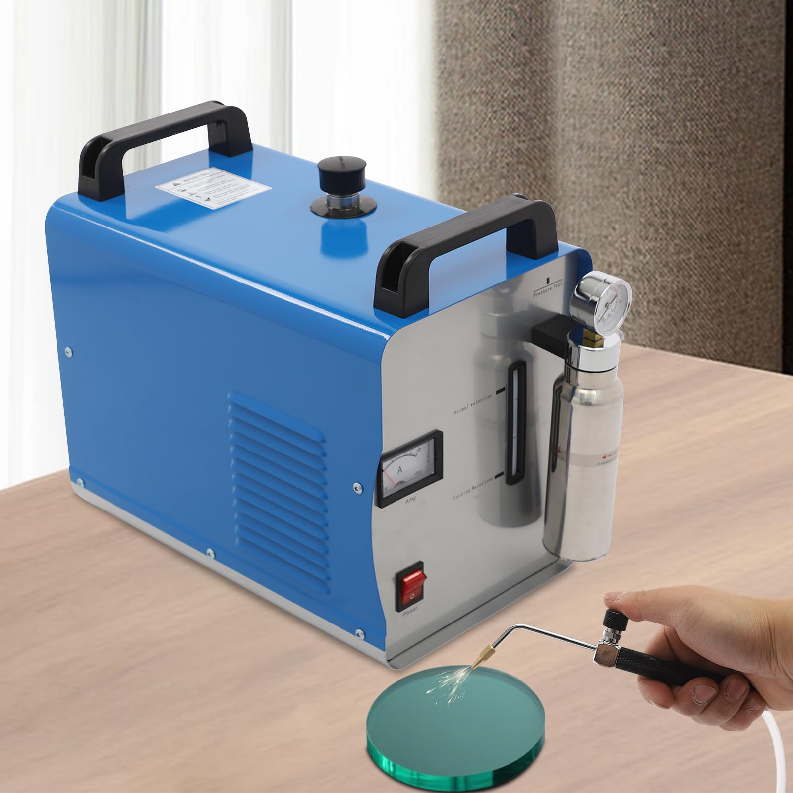 HHO Generator maszyna do polerowania płomienia, 95 l/h, wodór, tlen, maszyna do polerowania, 400 W, 2800 ℃, elektrolizer do polerowania akrylu, do warsztatu, laboratorium