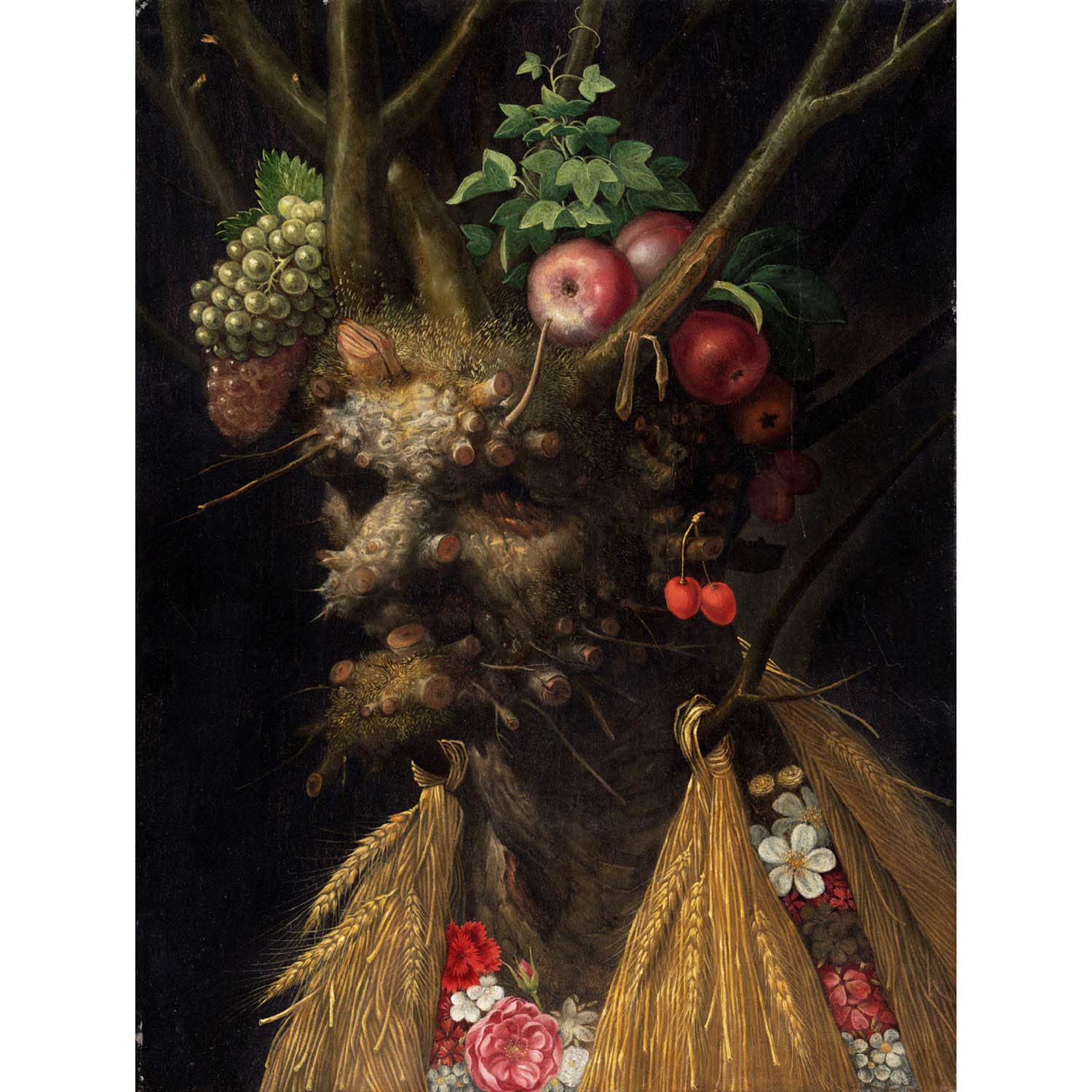 Wee Blue Coo PAINTING FRUIT VEGETABLE WHEAT GIUSEPPE ARCIMBOLDO ART PRINT HP2325