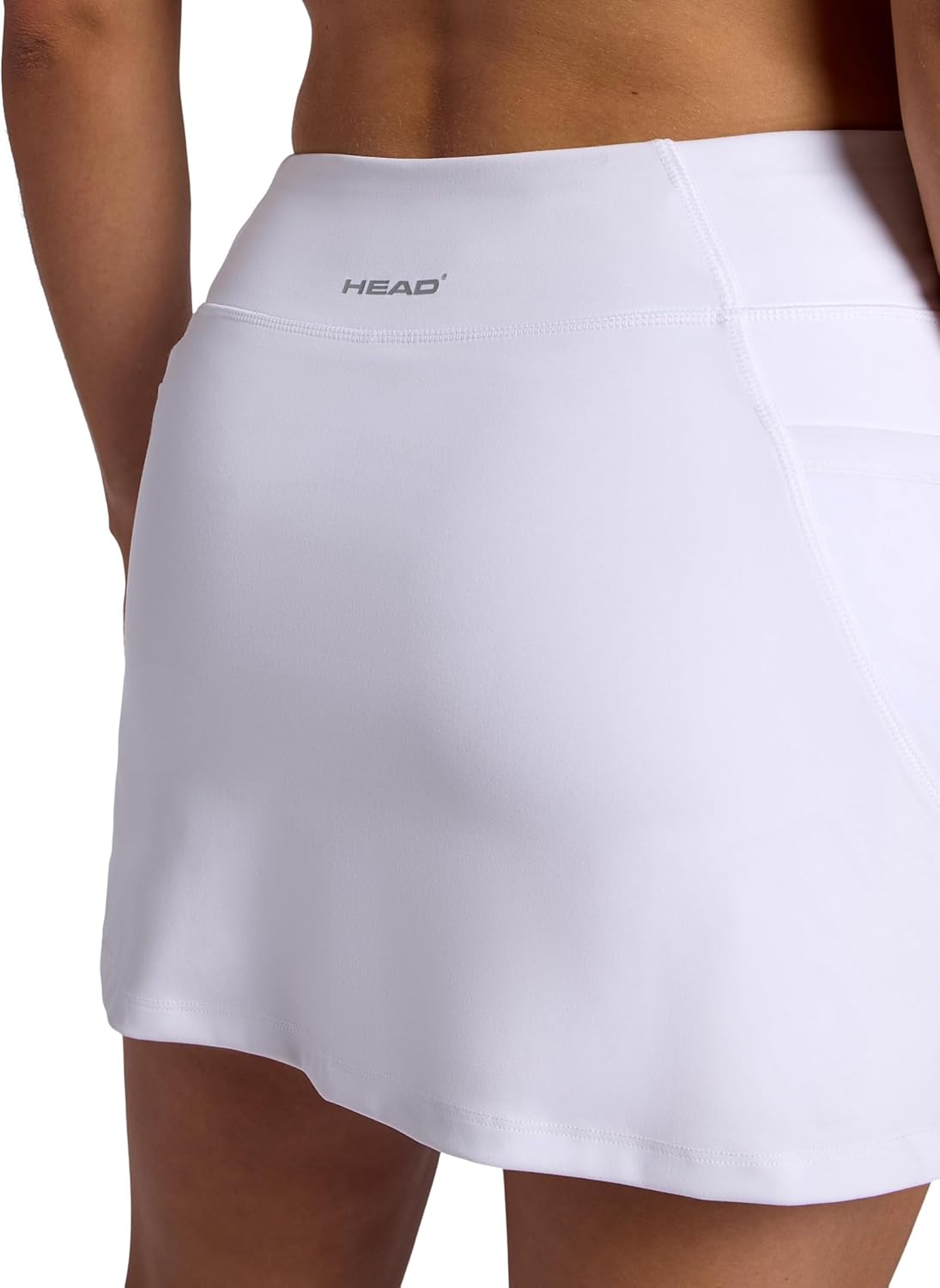 Head Womens Crosscourt Mesh Panel Skort, Standard Fit, 13” Inseam, Built-in Compression Shorts with Pockets - Image 6