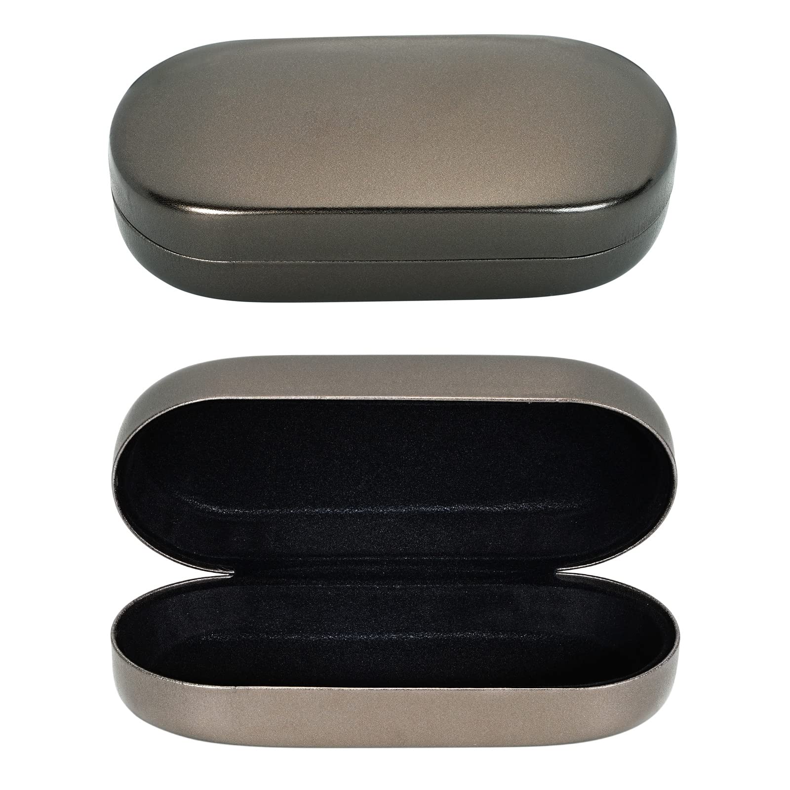 molshineHard Shell Sunglasses Case, Classic Large Glasses Case for Women Men, Sunglass Eyeglasses (Coffee Brown) (OC-GC112-UK)