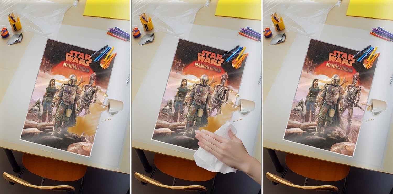 POSTER STOP ONLINE Star Wars The Mandalorian - TV Show Poster (The Crew) (Size: 24" x 36") (Laminated Poster & Strips)