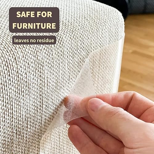 Vista 4 de Leo's Paw Protector de arañazos para muebles para sofá, gatos, protector de arañazos repelente de arañazos para sofá, adhesivo de entrenamiento
