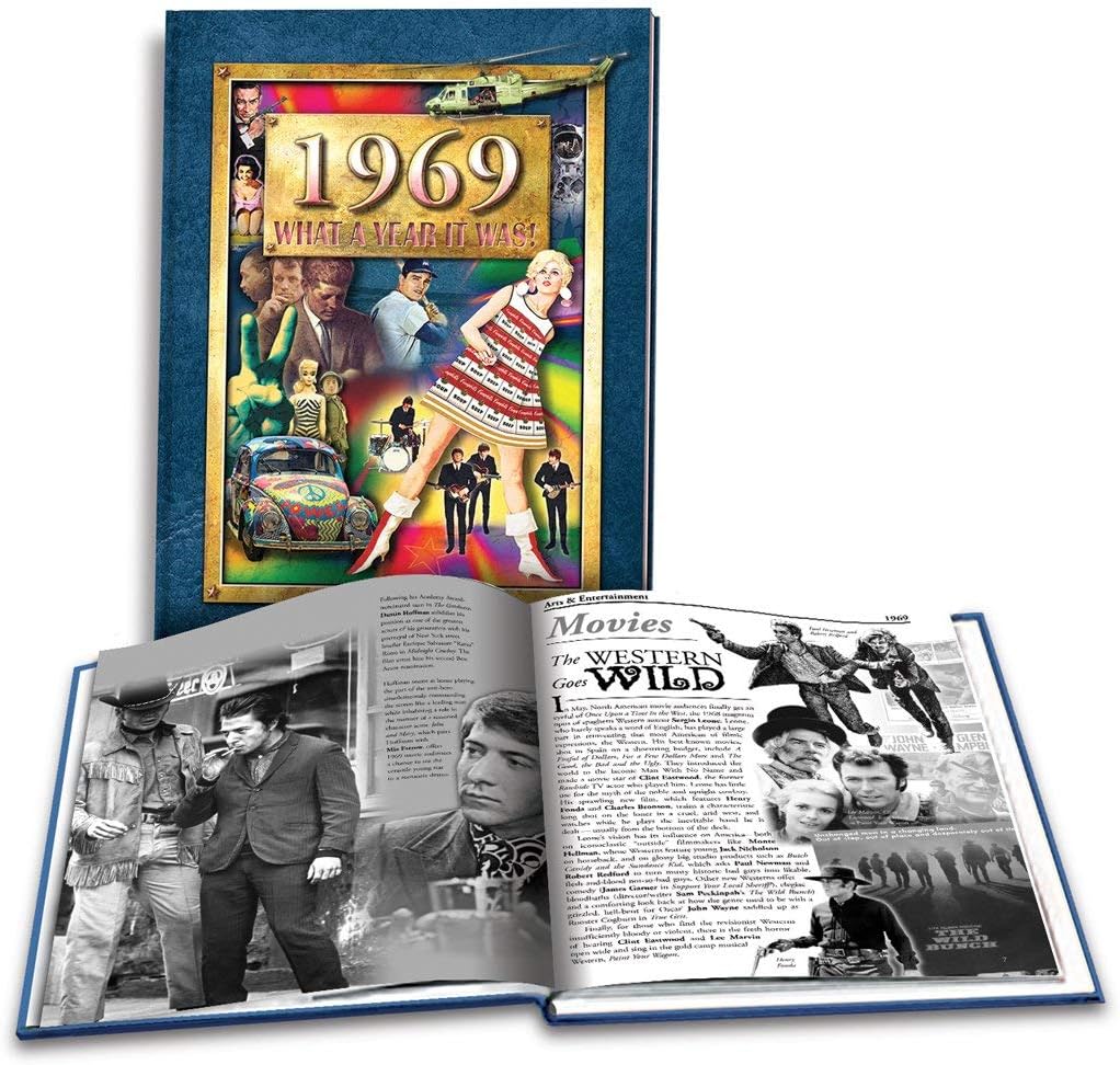 1969: What A Year it Was! - Hardcover Coffee Table Birthday Book