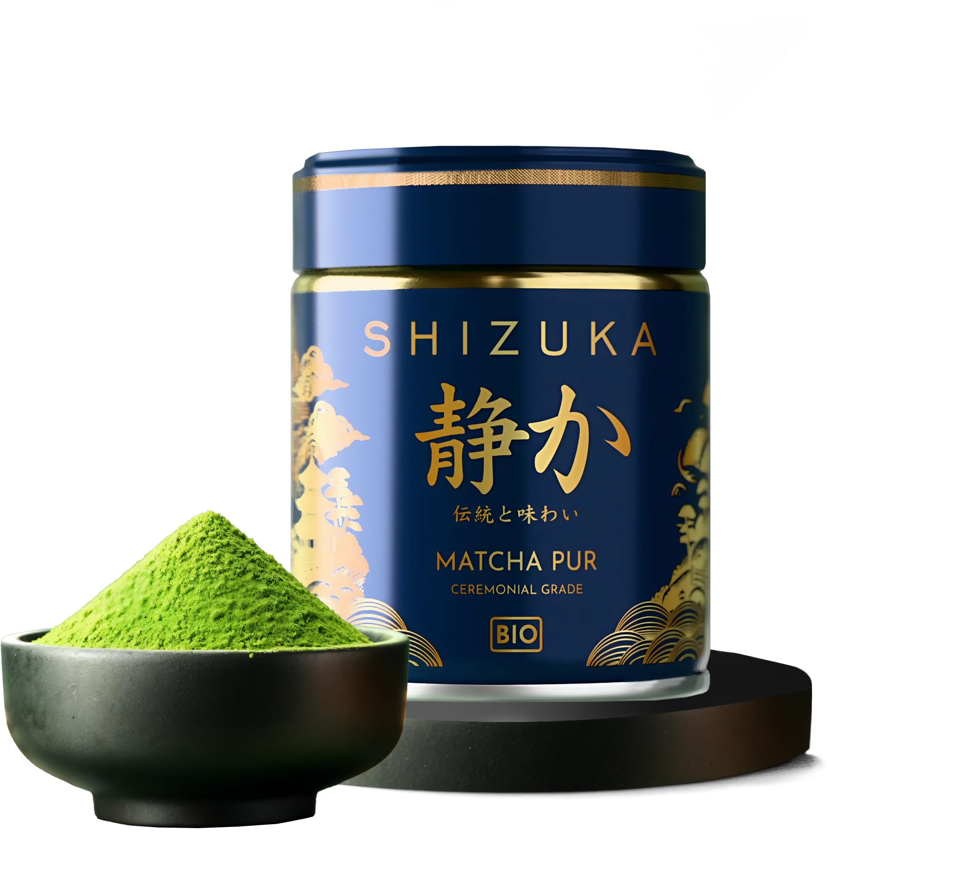 Matcha | Té Matcha Ceremonial Shizuka Premium | 100% orgánico natural | Bajo amargor | Rico en antioxidantes