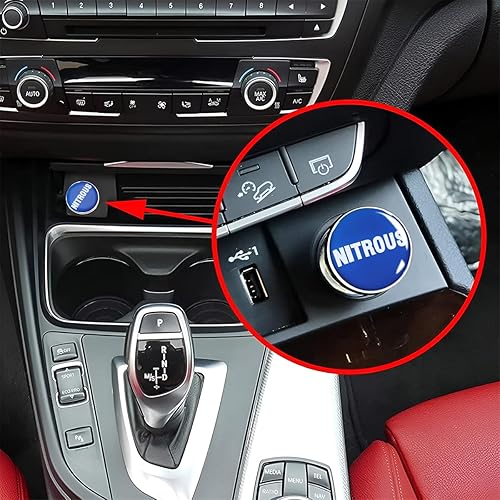 Miniatura 4 de AUCELI Enchufe de encendedor de cigarrillos de automóvil con botón nitroso, botón de aleación de aluminio, repuesto para la mayoría de los vehículos