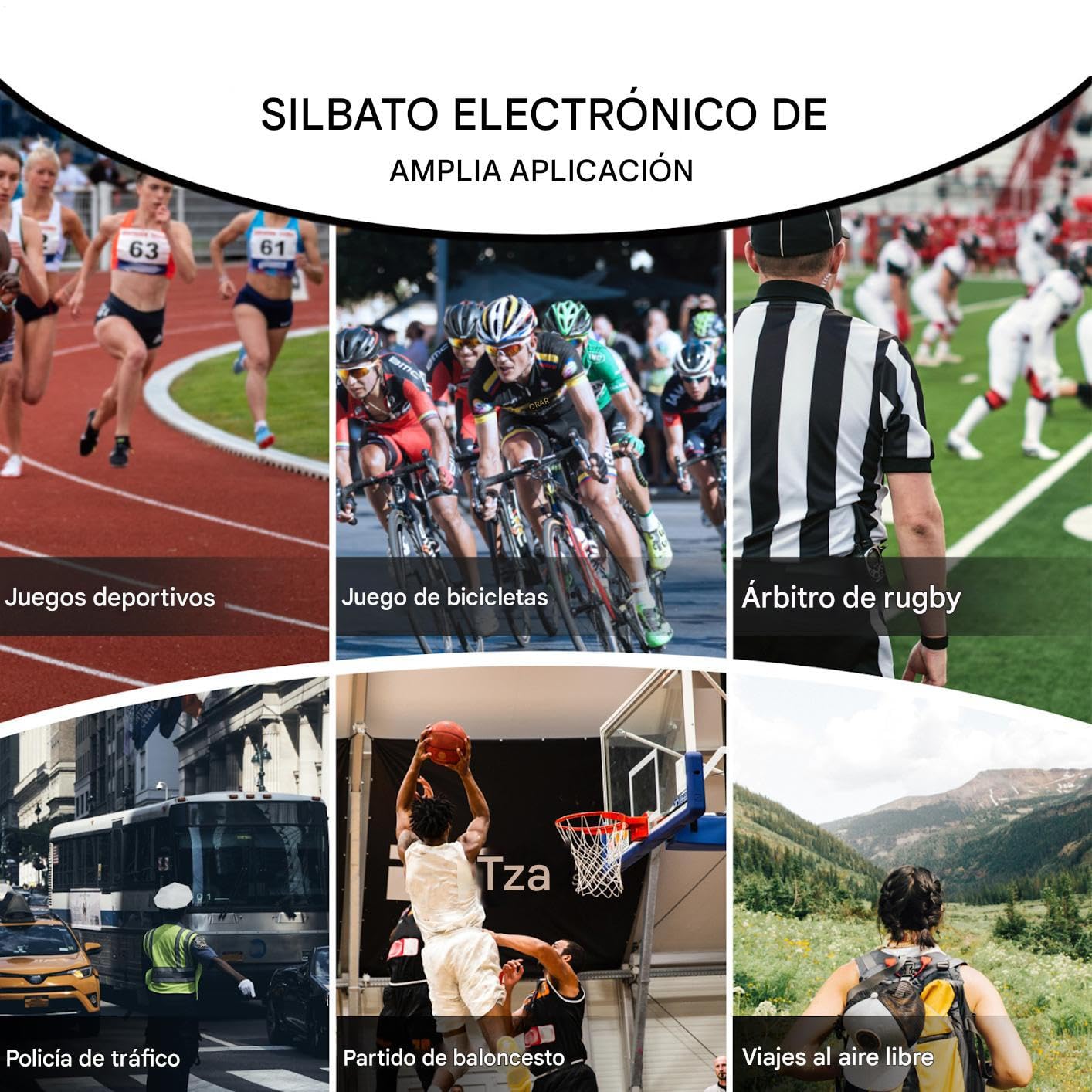 Fischietto elettronico | 3 modalità Fischietto Manuale per Allenatori con Cordino | Suono Regolabile Intenso Portatile per Calcio pallavolo Pallacanestro Escursionismo Hockey Aula Sport