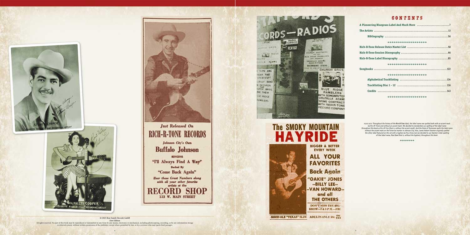 The Rich-R-Tone / Folk Star Story - Appalachia On Record, 1946 - 1954
