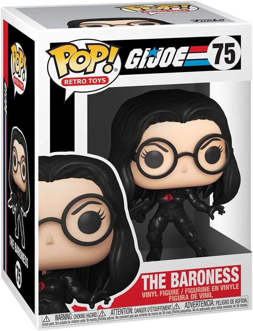 POP Retro Toys: G.I. Joe - Baroness Funko Vinyl Figure (Bundled with Compatible Box Protector Case)