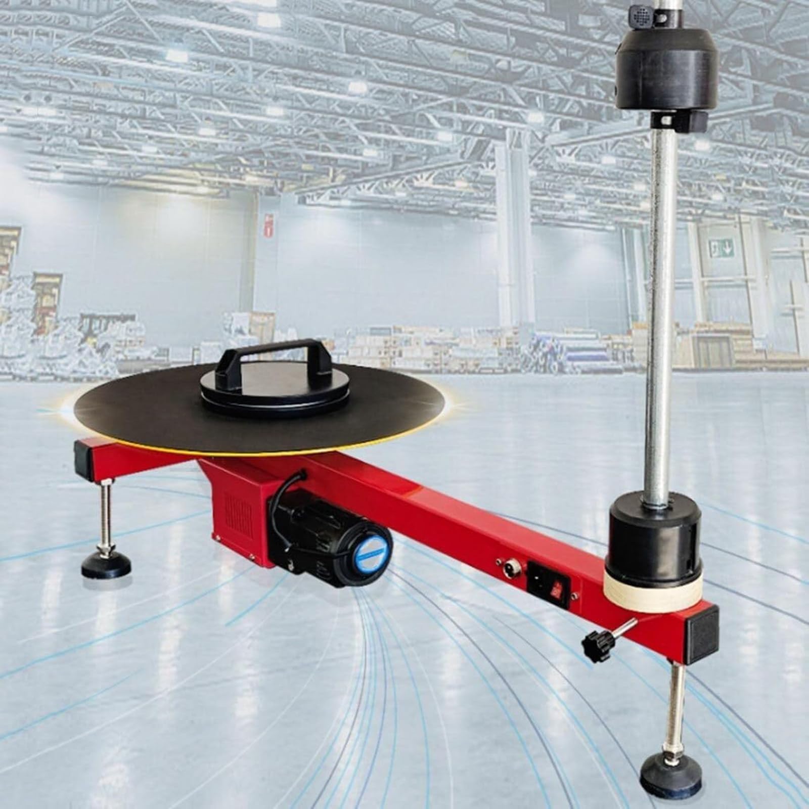 Jozyjul Electric Stretch Film Wrapping Benchf,Ilm Dispenser Wrap Machine, Or Manual Can Be Used, Heavy Duty Film Wrapper Table Pallet Box Shrink For 27.5In Film