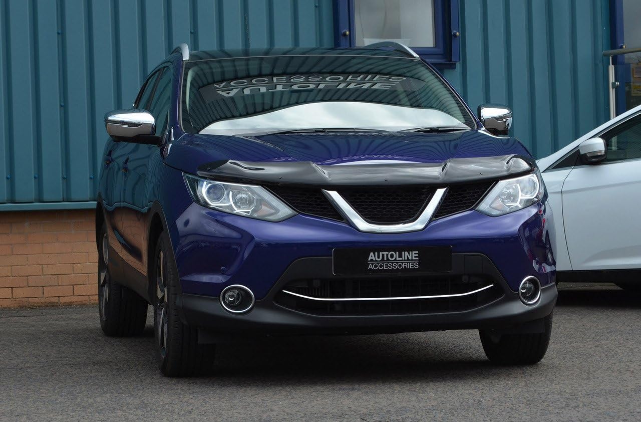 Chrome Front Grille Accent Trim Cover To Fit Qashqai (2014-17)