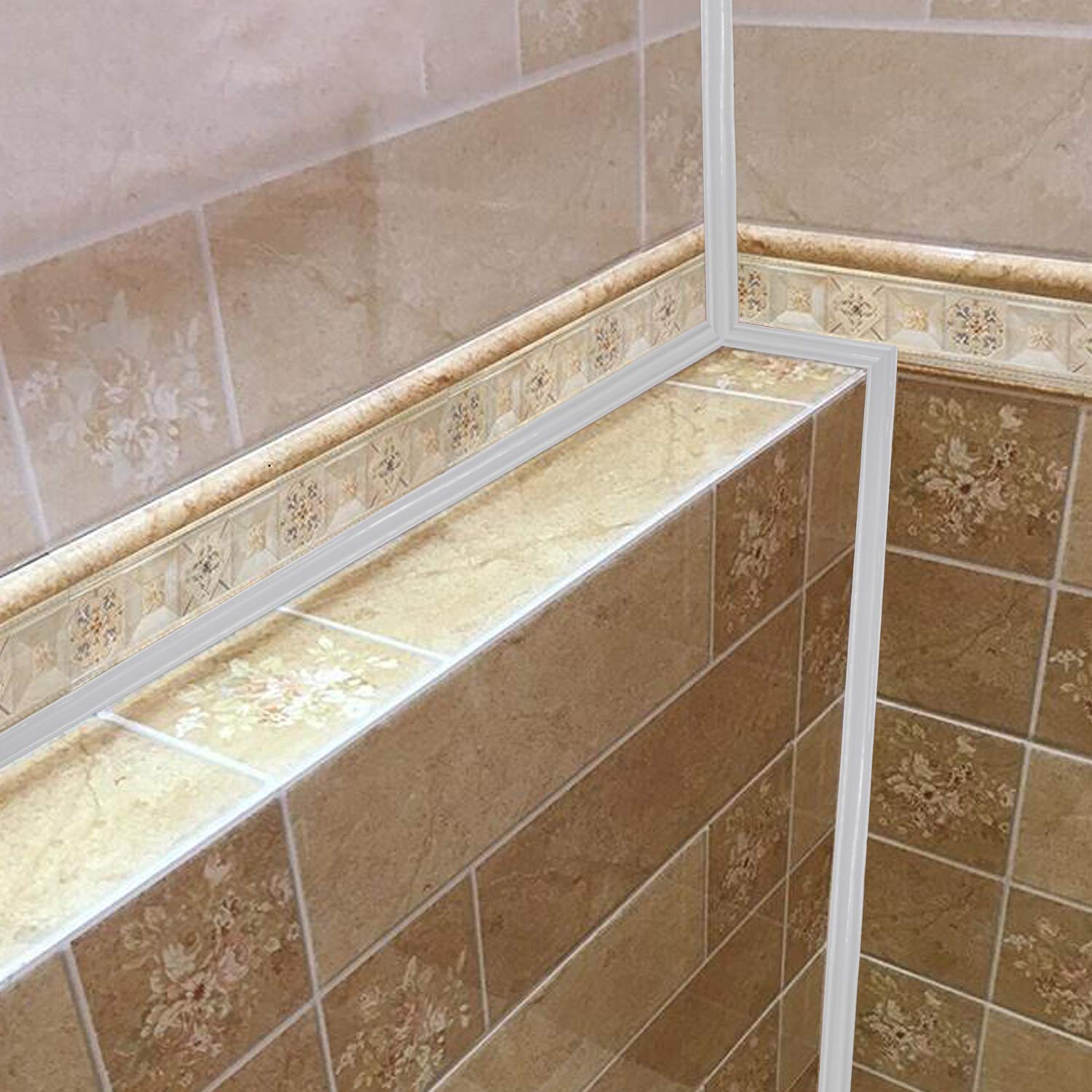 Buy Flexible Trim Caulk Strip, Peel and Stick Trim for Molding, Tile