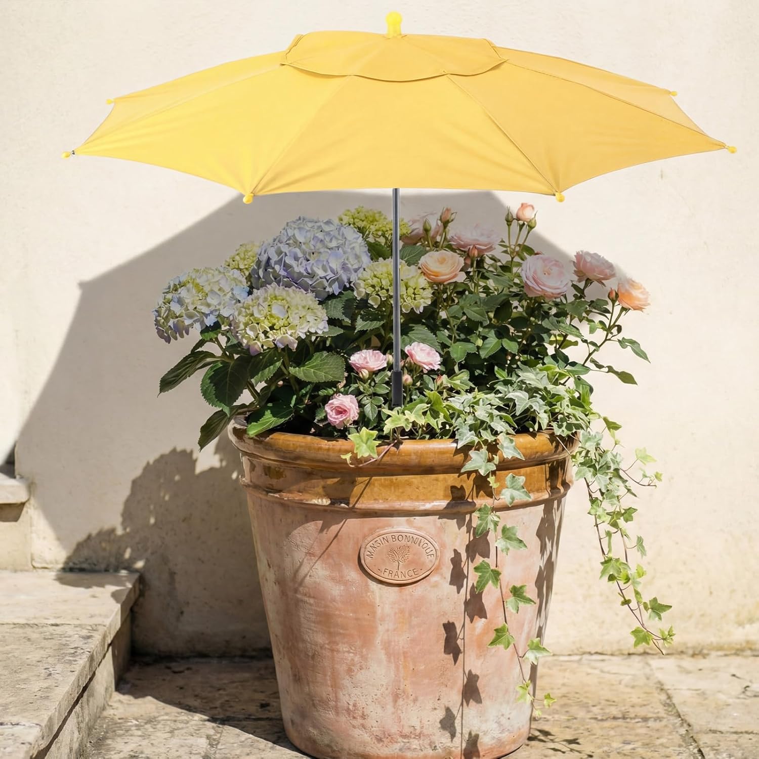 6 Pack Plant Shade Umbrellas for Outdoor Plant, 26" Larger Garden Umbrella Shade Cover Outdoor Canopy for Flower, Vegetable, Potted and Garden Beds Protection to ‌defend (Multicolor)