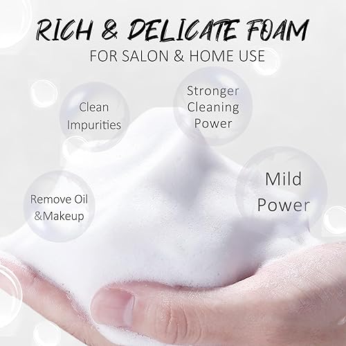 Miniatura 13 de EMEDA Kit de champú para pestañas – 3.38 onzas líquidas / 3.4 fl oz limpiador de pestañas de espuma suave, limpieza sin aceite para extensiones