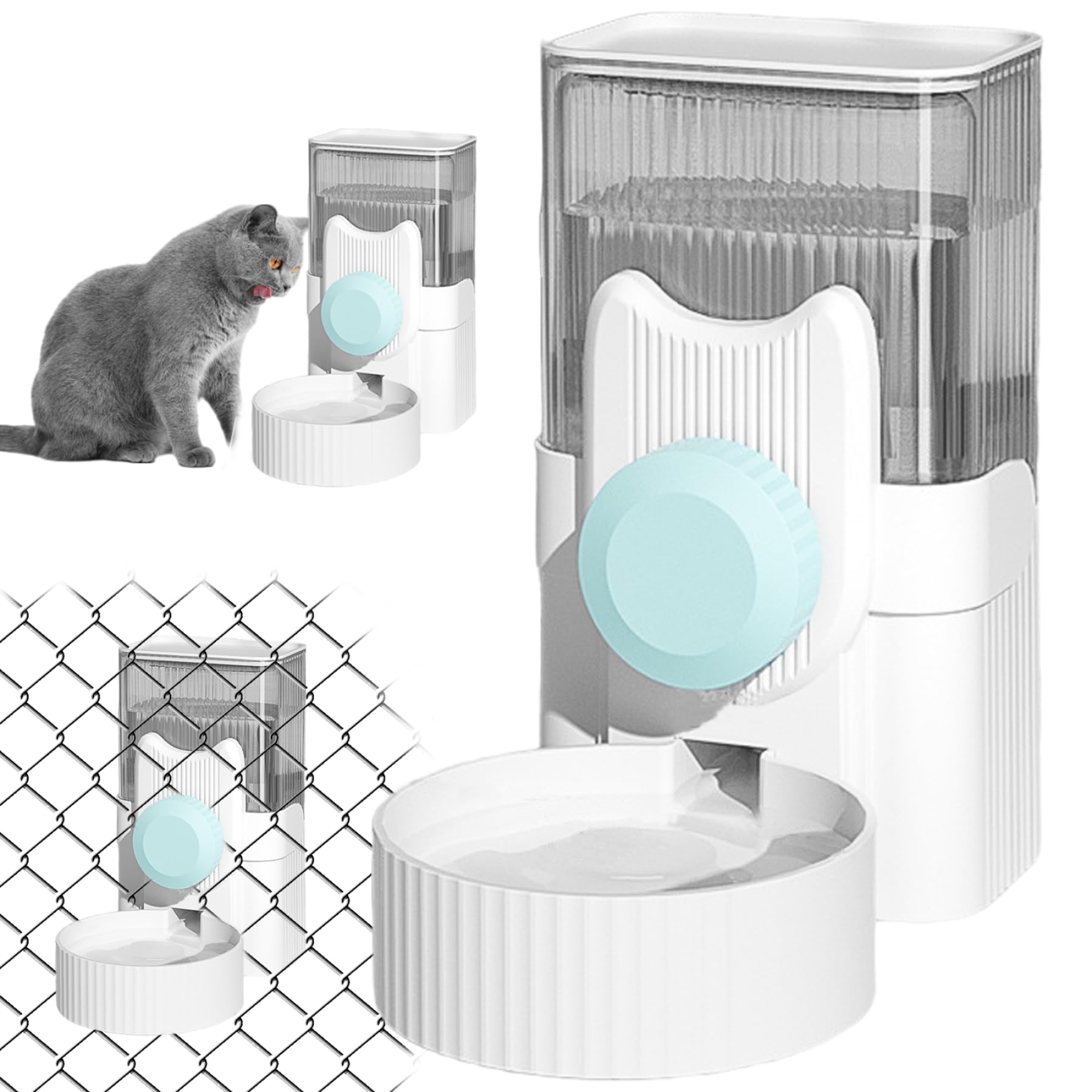 Dispensador de Agua para Conejos de 1000 ml, Botella de Agua automática Colgante para cobayas, dispensador de pájaros antigoteo para Conejo, Chinchilla, cobaya, Erizo, hurón