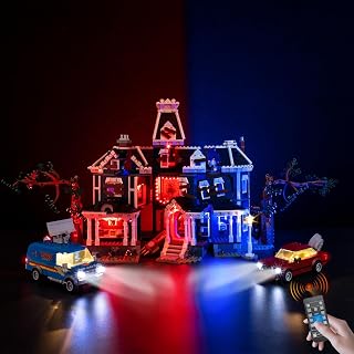 BrickSoul Light Kit for Lego Stranger Things: Creel House 11370, Light Only | Upgraded Remote Control & Multi-Mode Dimming & Zonal Lighting for House Display and Gifting (11370 Set NOT Included)