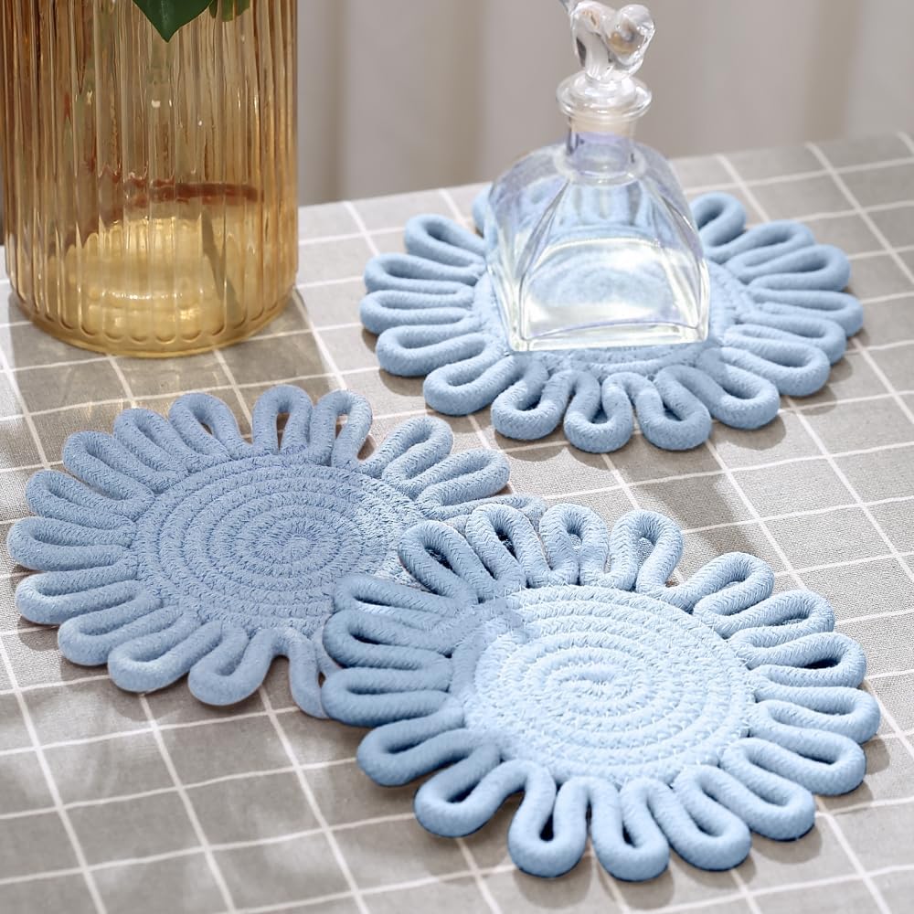7.5" Trivets for Hot Dishes, 3 Pack Trivets for Hot Pots and Pans