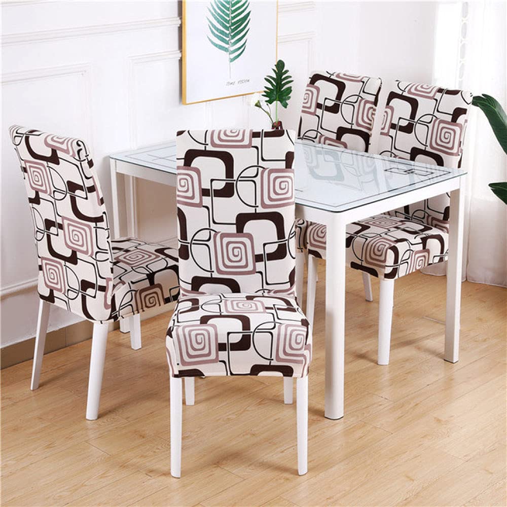 Chaise de salle à manger lot de 6 housses extensibles salon