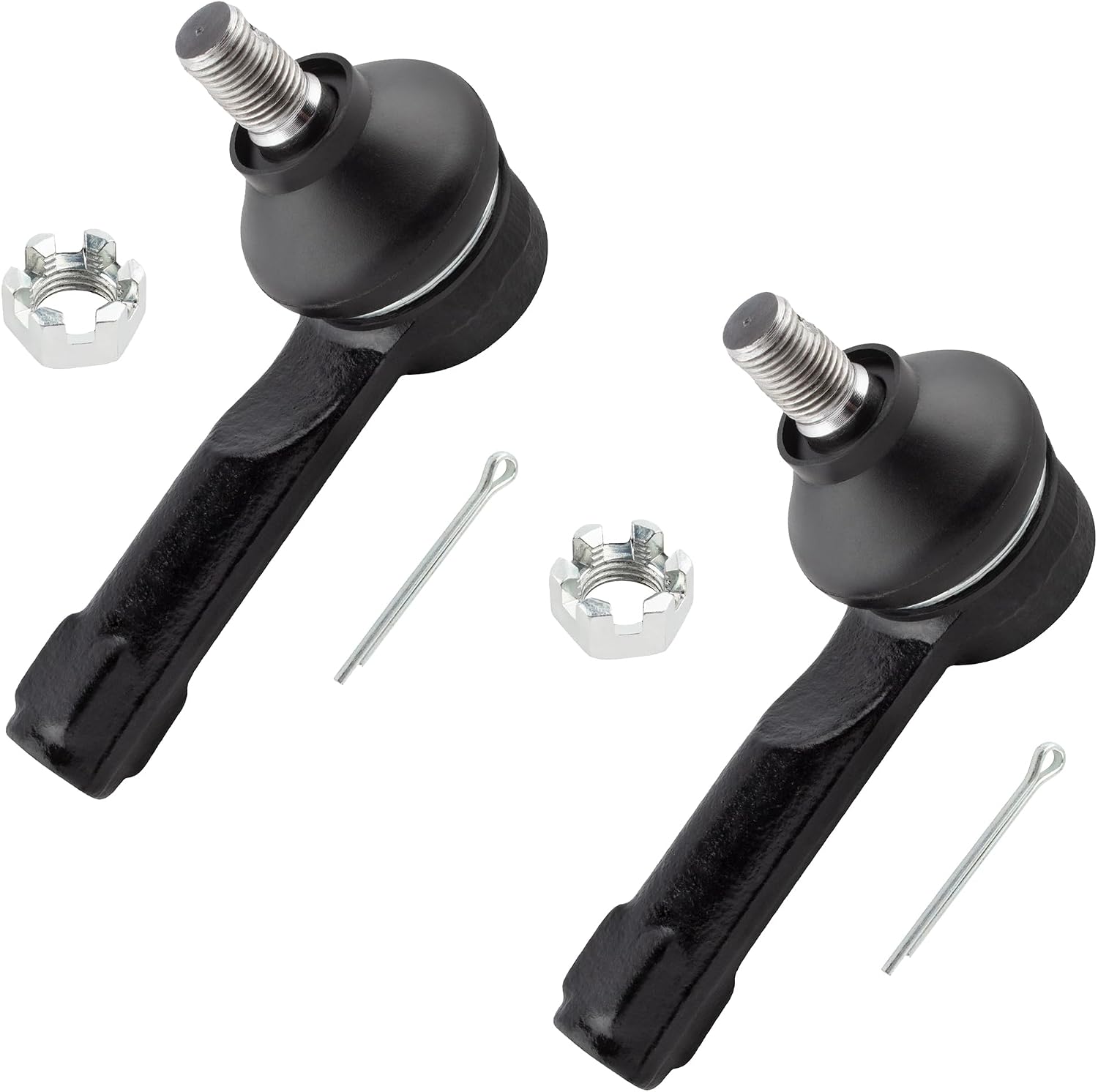 6pcs Front Stabilizer Sway Bar End Link Inner & Outer Tie Rod Ends Driver Passenger Side for Nissan 200SX 1995-1998, for Nissan Sentra 1995-1999, for Nissan Sentra 2000-2006 K90354 ES2814 EV380