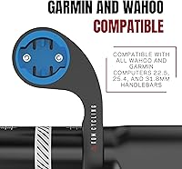 Vista 4 de KOM Cycling Wahoo Elemnt & Elemnt - Soporte de manillar delantero atornillado de soporte de bicicleta diseñado para Wahoo Elemnt & Elemnt Bolt &