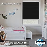 Vista 3 de Moonice Persianas celulares opacas sin cordones, persianas celulares para puertas de ventanas, persianas de ventana y persianas para el hogar