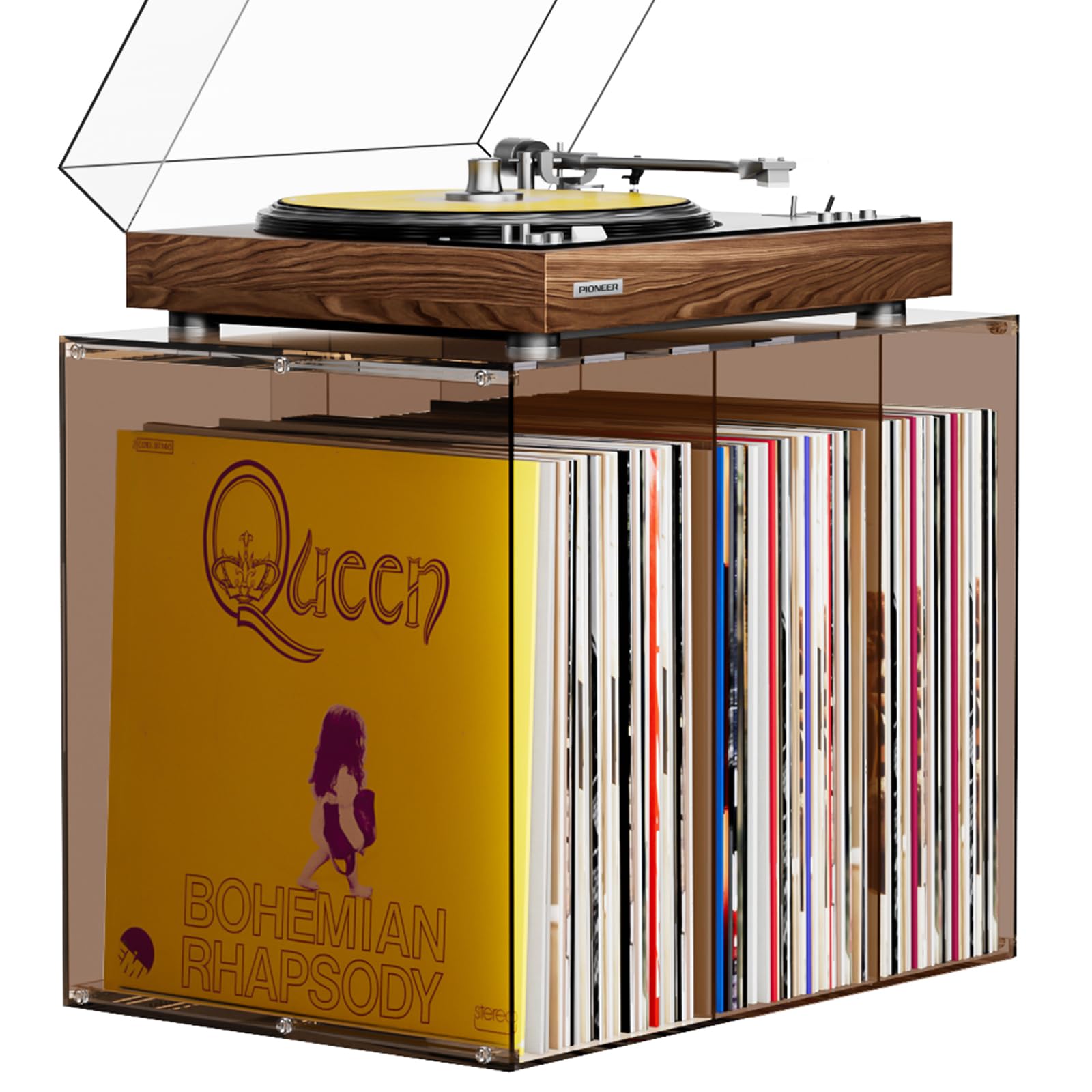 Amazon.co.jp: VINAEMO レコードラック 立方体 アクリル レコード収納