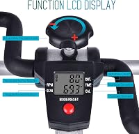 VAZILLIO Mini Bike Pedál Trainer LCD Kijelzővel Állítható Ellenállás Otthoni Edzéshez 3