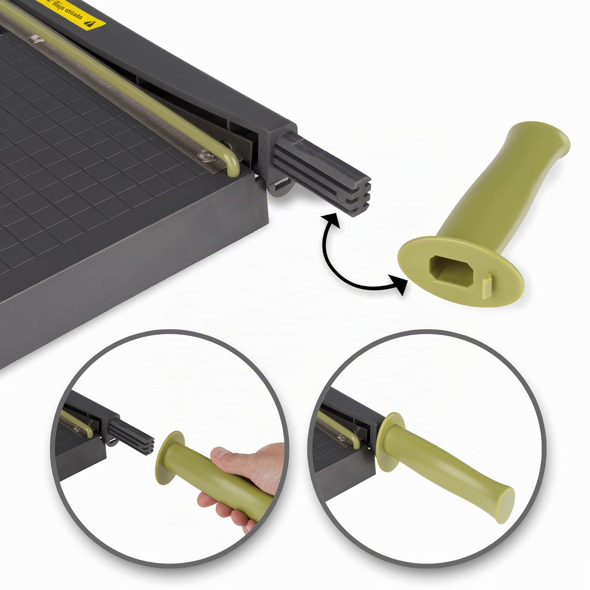 Swingline Cortador de papel, recortadora de guillotina, longitud de corte de 12 pulgadas, capacidad de 10 hojas, ClassicCut Lite (9312)