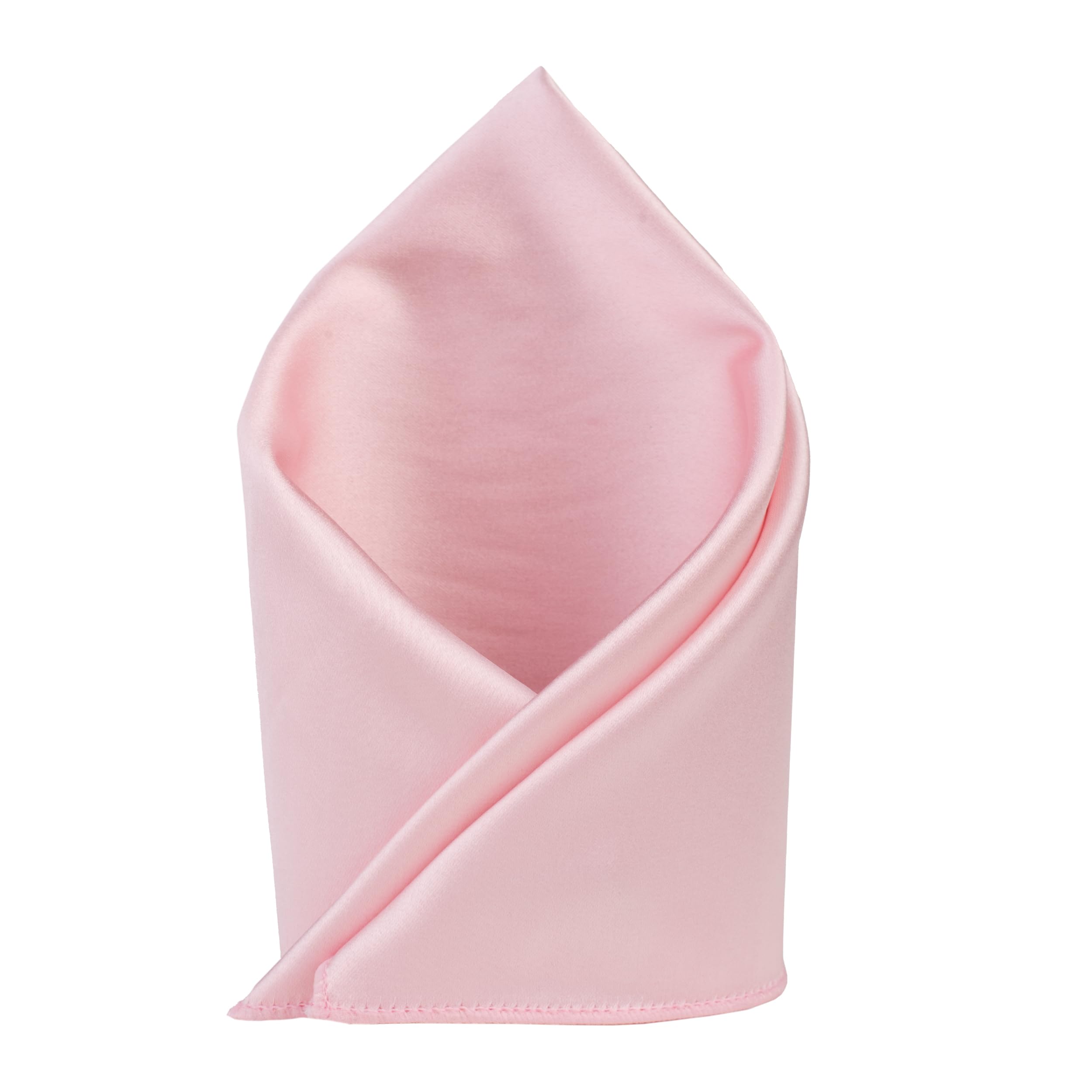 Solid Satin Pocket Square For Men