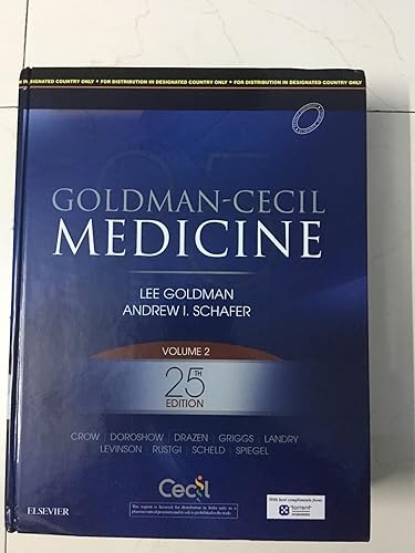 GOLDMAN-CECILMEDICINE 26th EDITION 2巻セット Goldman-Cecil Medicine (2-Volume Set) [27 ed.] 9780323930383