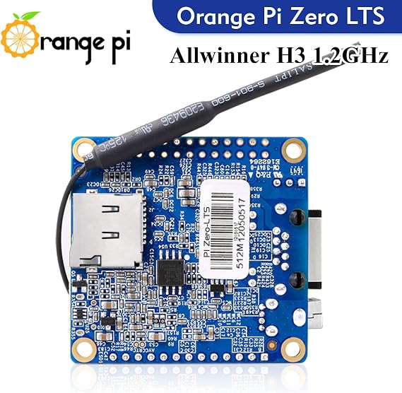 Orange Pi Zero LTS AllWinner H3 512MB Quad-Core, Open-Source Single Board Computer, Run Android, Ubuntu, Debian Image