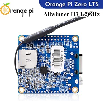 Orange Pi Zero LTS AllWinner H3 512MB Quad-Core, Open-Source Single Board Computer, Run Android, Ubuntu, Debian Image