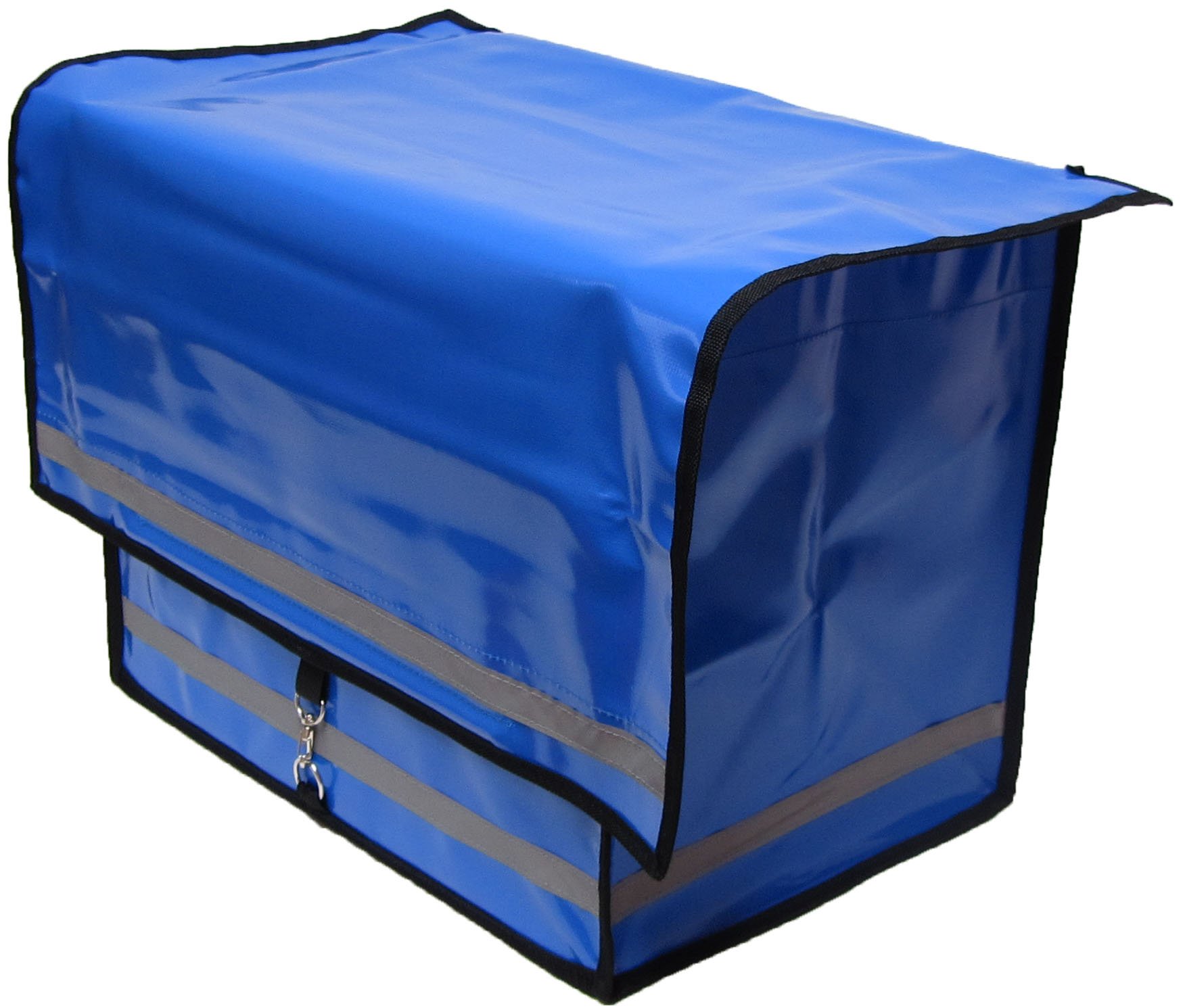 Zeitungsroller Zeitungswagen Multi 2 mit Zwei blauen Zeitungstaschen aus LKW-Plane, Zustellerbedarf