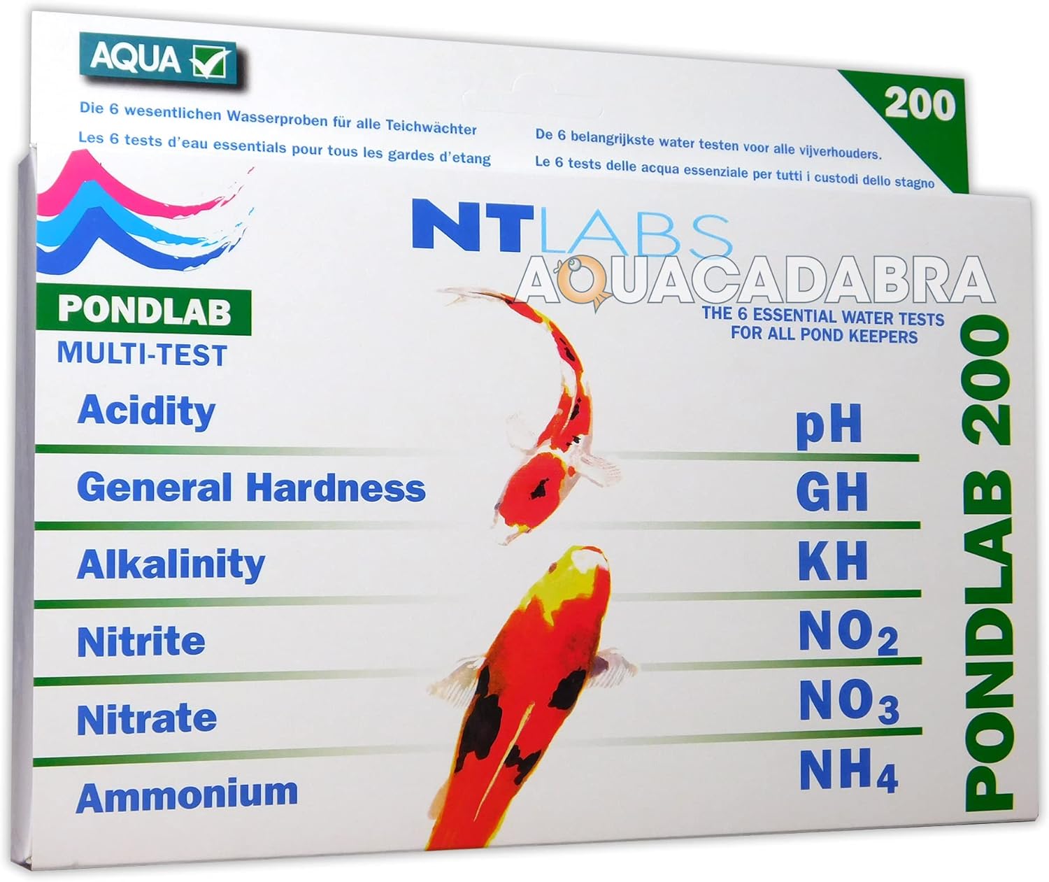 Pond water Quality Testing NT Labs Pondlab 200 Test Kit Garden Ponds