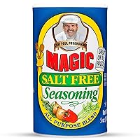 Vista 1 de Condimento Magic Seasoning Blends, libre de sal marca Magic, envase con 5 onzas