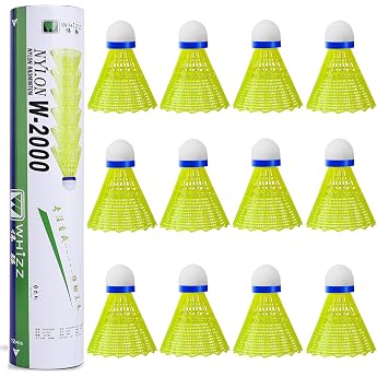 WHiZZ Badminton B lle Langlebige Federb lle Schaum/Naturkork Kopf