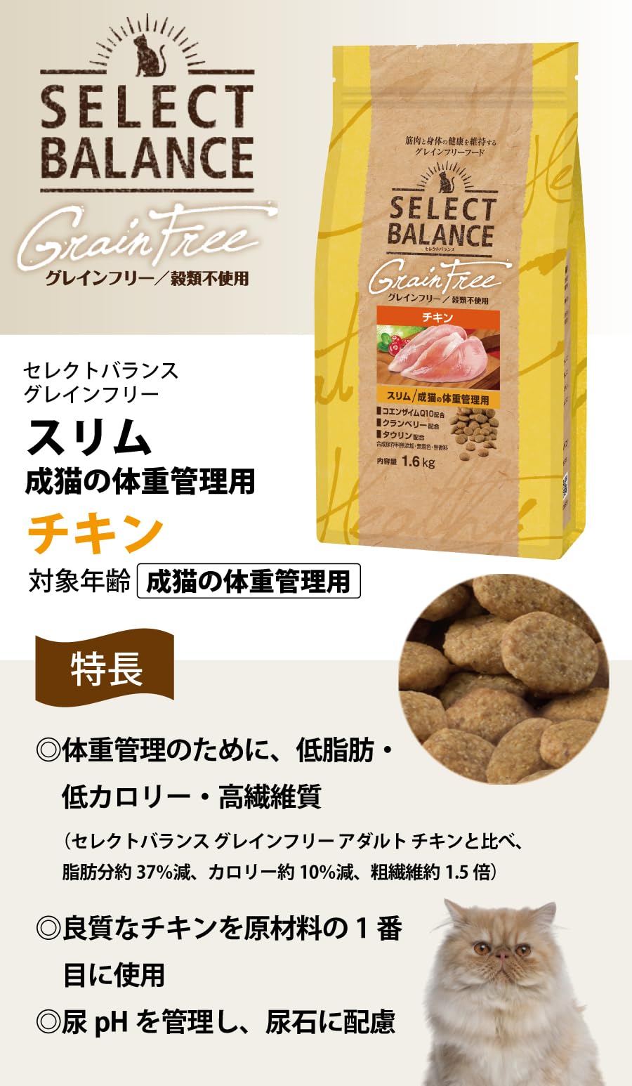 Amazon | ベッツチョイス セレクトバランス グレインフリー スリム