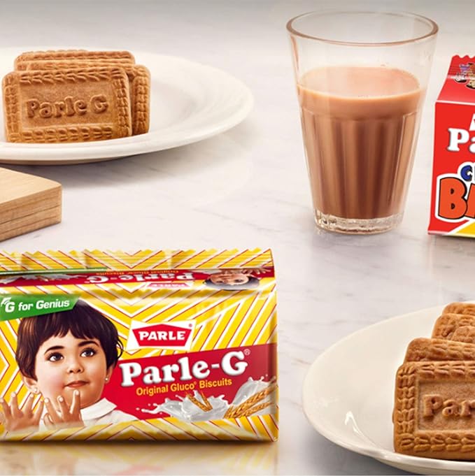 Parle G Galletas Gluco Originales, Paquete de 12 Sobres de 56.4g miniatura 5