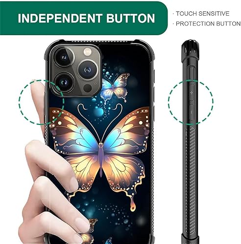 Vista 550 de Funda compatible con iPhone 13 Pro, diseño de patrón para iPhone 13 Pro, fundas para mujeres y niñas, Betsy Ross 13 estrellas de madera con bandera