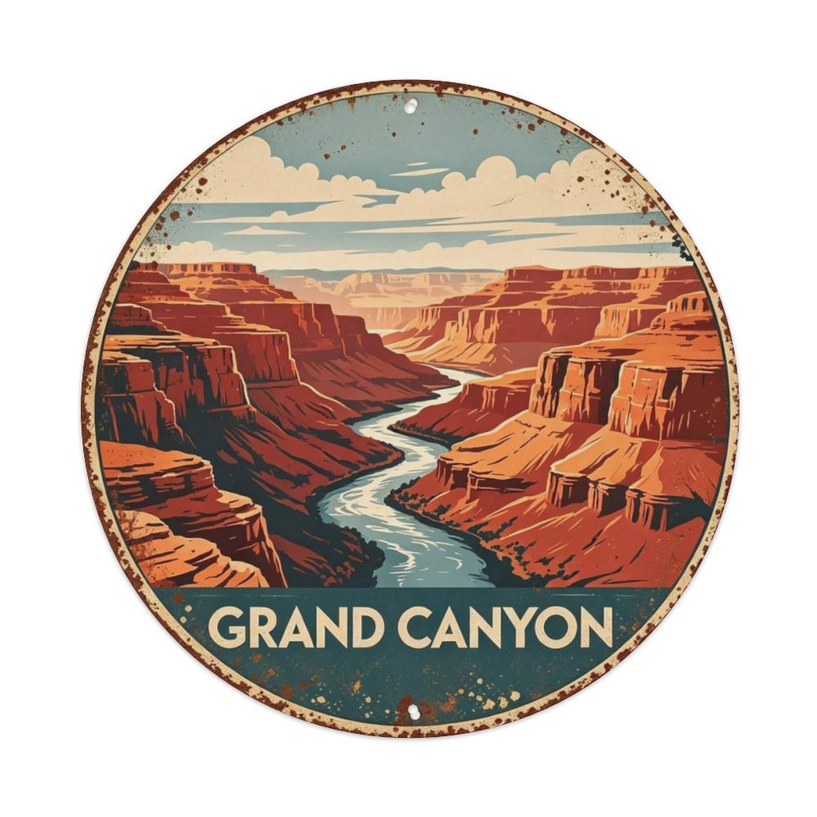 Grand Canyon Metal Tin Sign Plaque