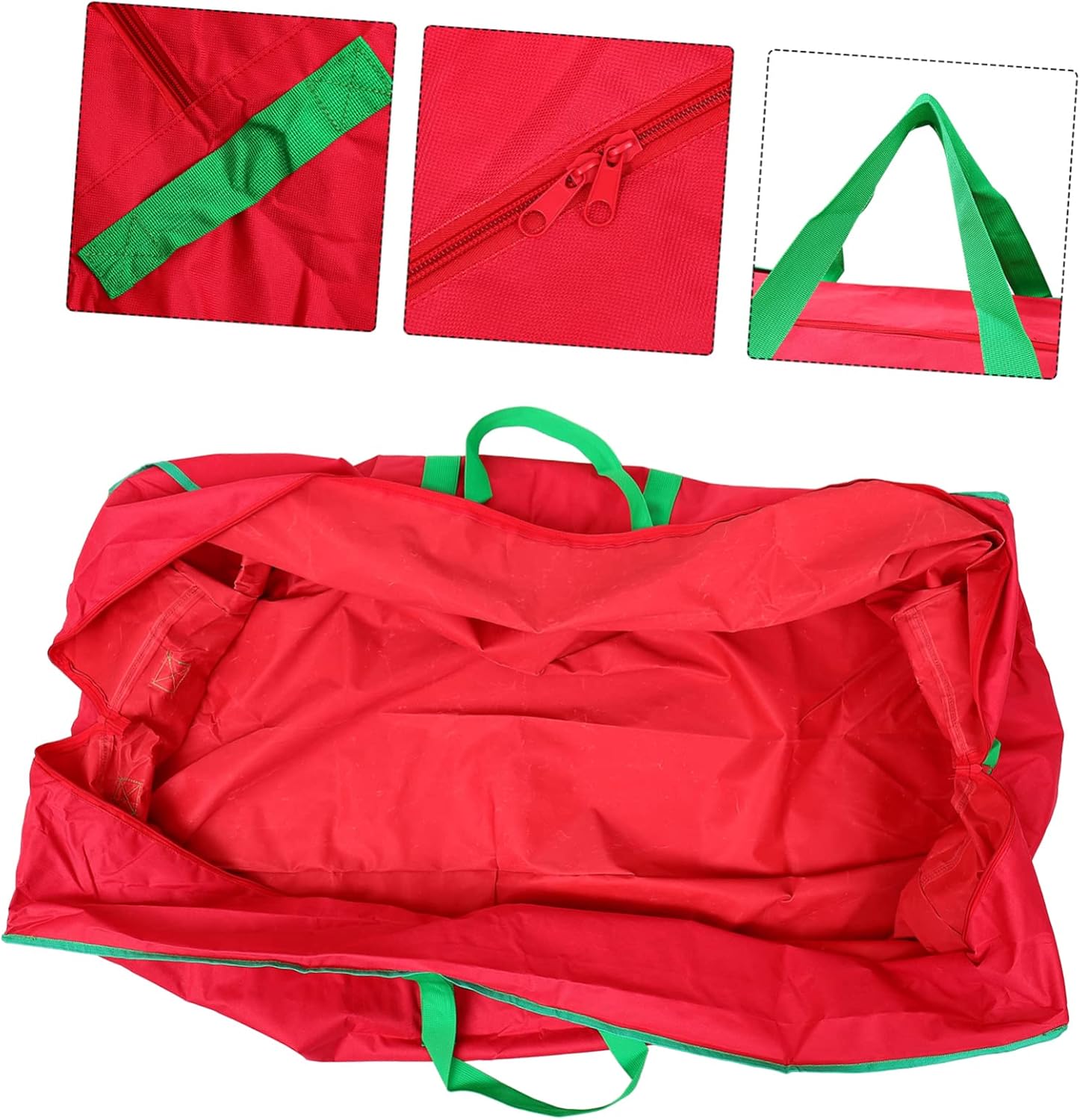 1pc Handbag Protector Storage Bag Versatile Organizer for Outdoor Furniture Cushions Seasonal Items Household Use Oxford Red Color