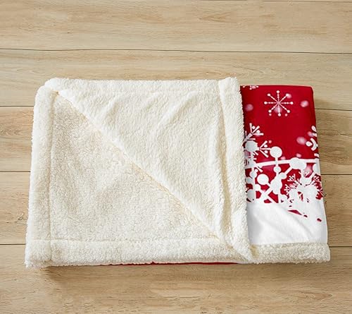 Miniatura 3 de Manta de forro polar con estampado de gatos de Feliz Navidad, copos de nieve, mascotas, gatos, para cama, sofá, sofá, bonito manta de felpa con