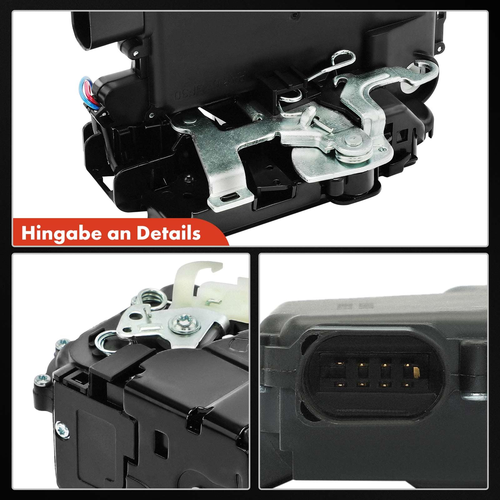 Frankberg Serrure de Coffre Avant Gauche Compatible avec Golf IV 1J1 L.u.p.o 6E1 6X1 Golf IV Variant 1J5 P.a.s.s.a.t Variant 3B5 P.a.s.s.a.t Variant 3B6 Remplacer# V10-85-6346