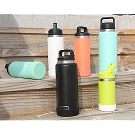 One MissionX Protective Silicone Boot for YETI 46oz 36oz 26oz 18/12oz, Owala 32oz 24oz Bottles & Yonder Water Bottles, Anti-Slip Bottom Sleeve Cover, BPA Free (Black, Fits 46 oz)