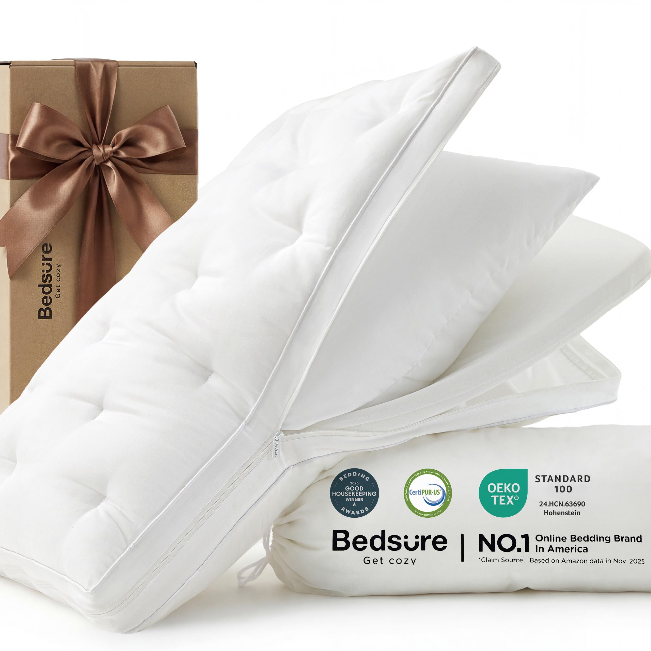Bedsure Adjustable Pillow Queen Size