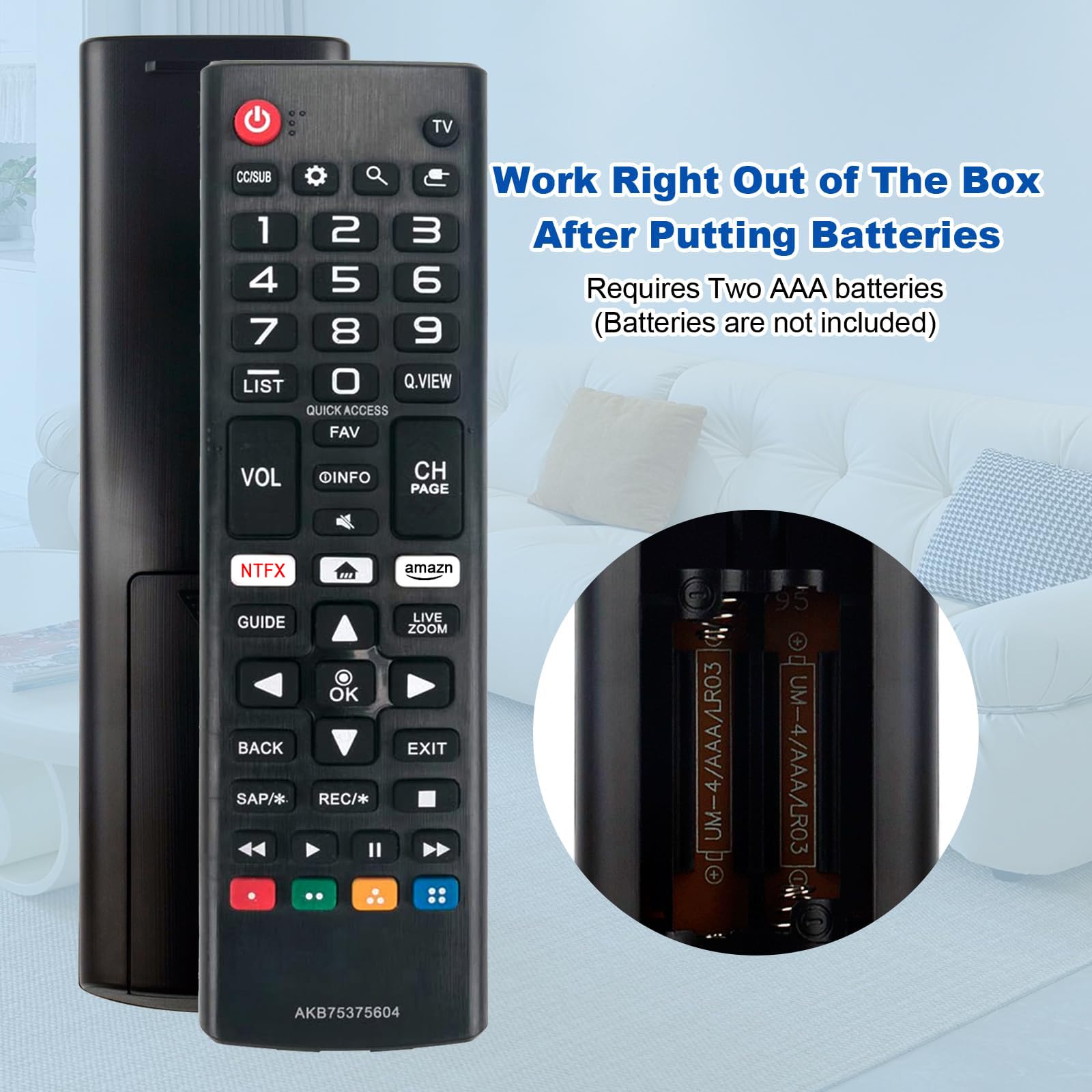 Amazon.com: VINABTY Replaced Remote fit for LG TV 70UK6570