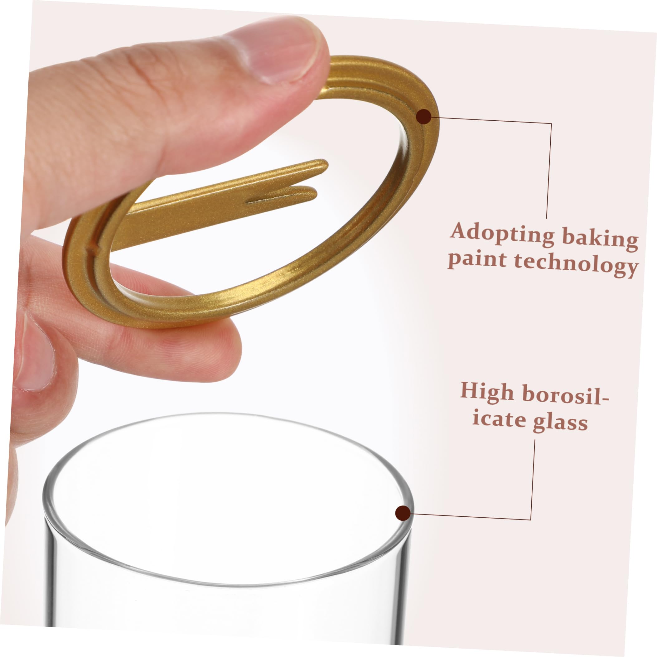 ABOOFAN Porta Incenso in Borosilicato Di Alta Qualità 4 Pezzi Design Unico Elegante Decorazione Da Tavolo 2 Pezzi * 4